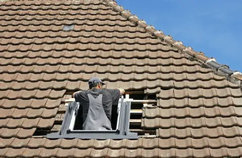 Pose de velux - Lullin